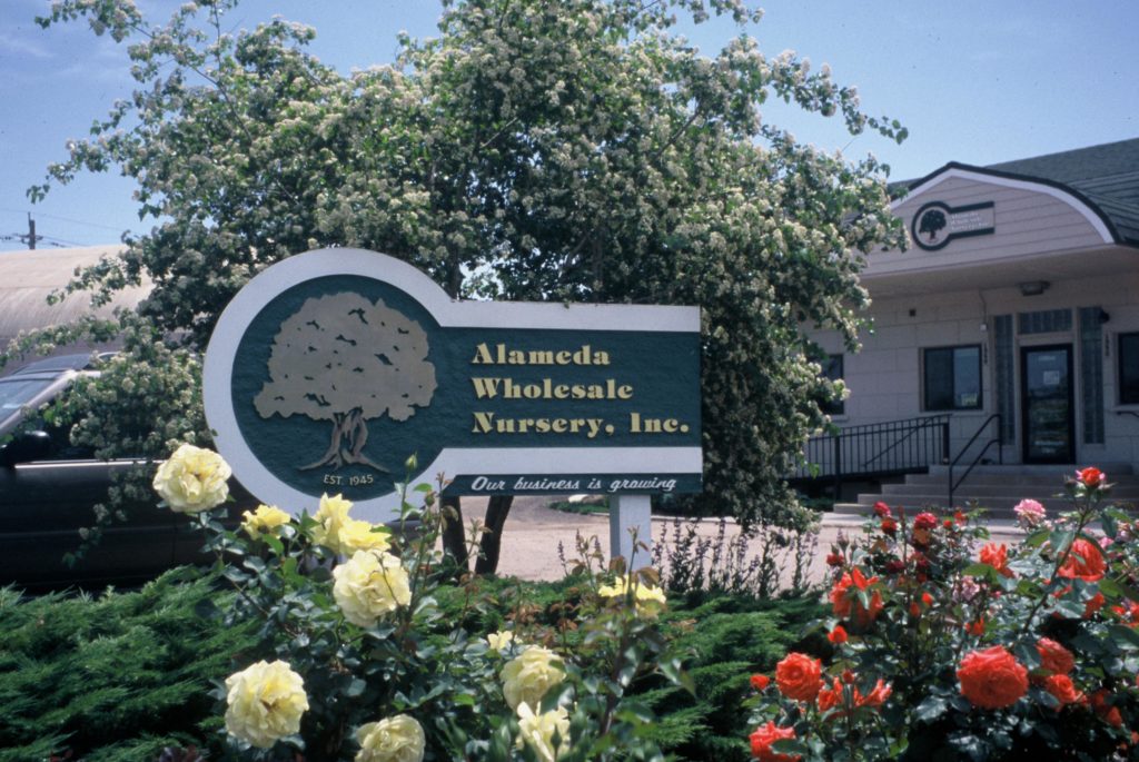 alameda nursery sign